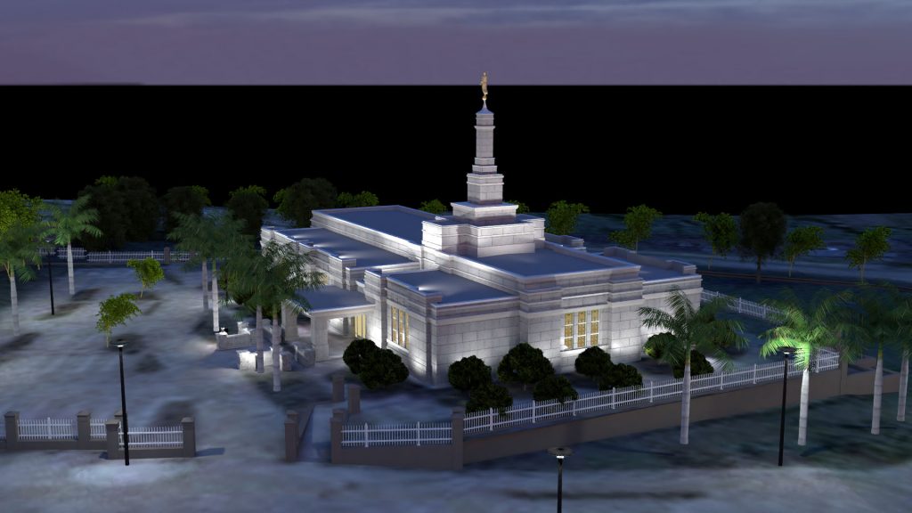 Aba Nigeria Temple Dusk 5