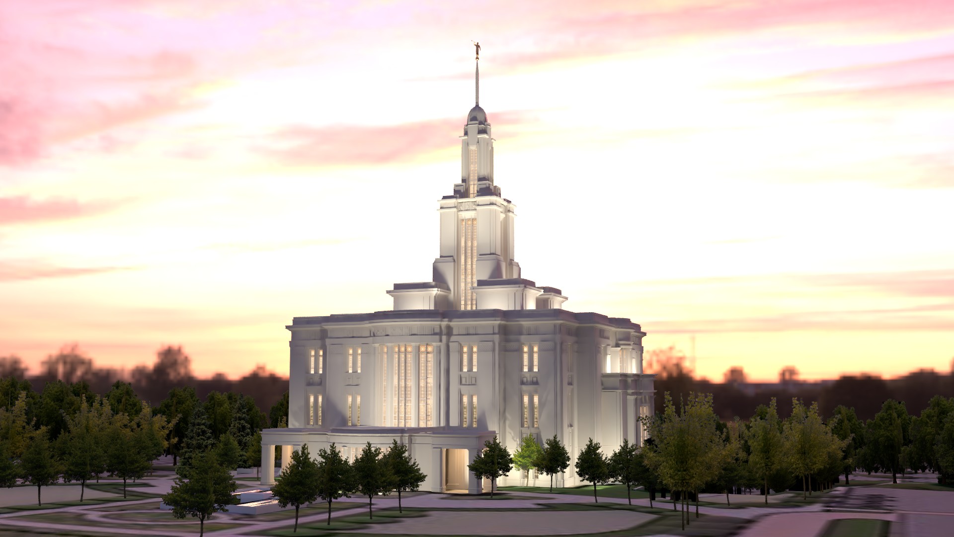 Payson Utah Temple 3D Latterday Temples