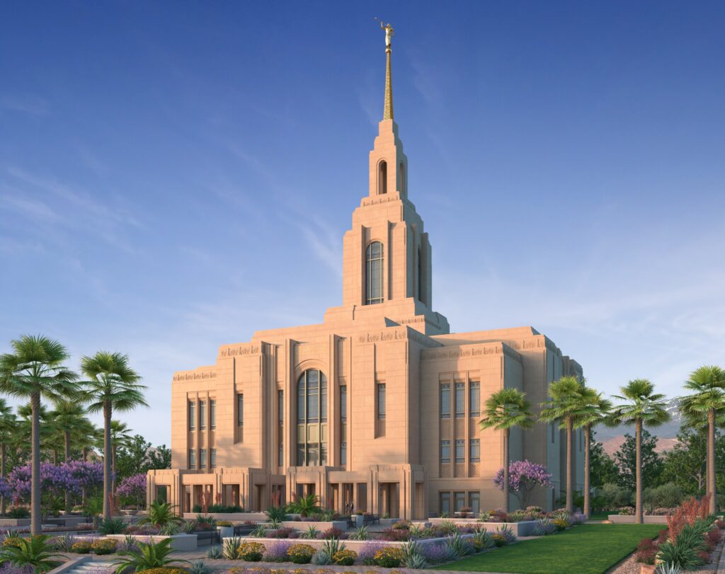 Red Cliffs Utah Temple Official Render