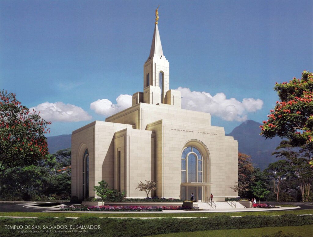 San Salvador El Salvador Temple official render