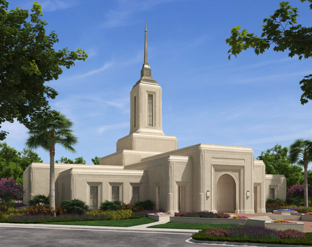 Chihuahua Mexico Temple official render