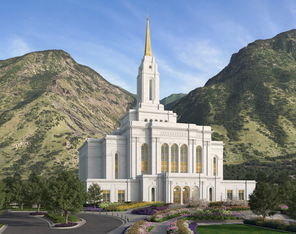 Provo Utah Temple New Official Render