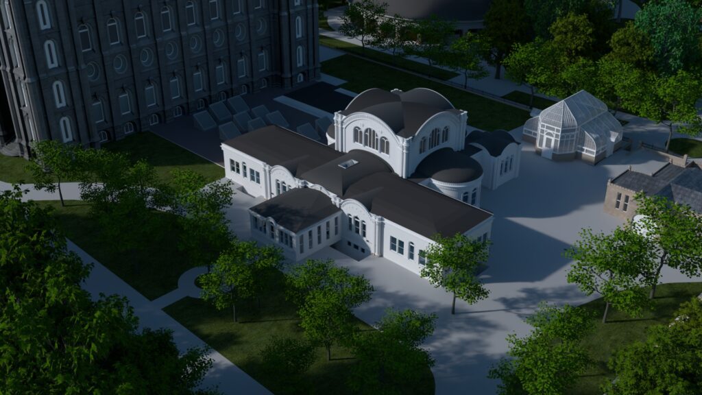 Salt Lake Temple Annex, around 1930 or so