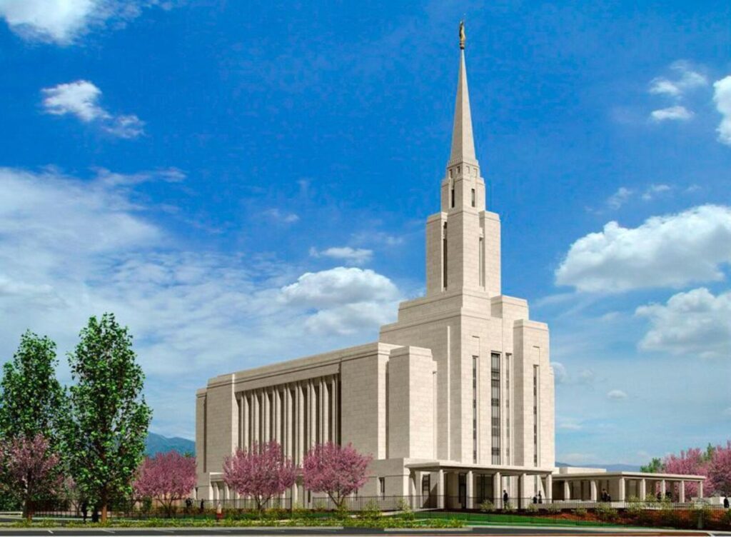 Oquirrh Mountain Utah Temple Second official render