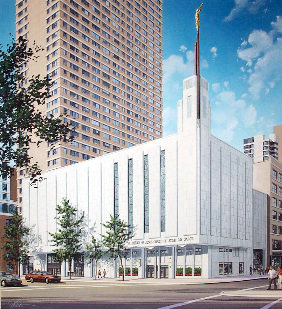 Manhattan New York Temple rendering